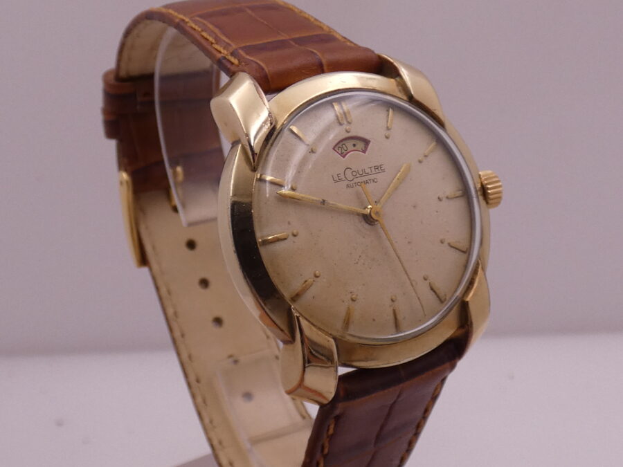 LeCoultre Powermatic Power Reserve Cal 481 Bumper YEARS '50 10Kt Gold Filled Vintage Watch - immagine 10