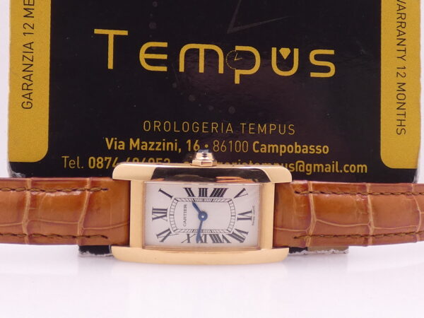 Cartier Tank Américaine Lady 2503 Oro Rosa 18Kt ANNI '90