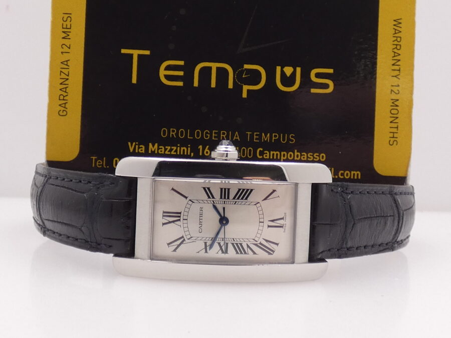 Cartier Tank Américaine 3971 STEEL Ultra Rare Automatico ANNI '2000 - immagine 2
