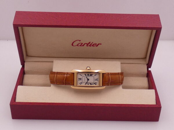 Cartier Tank Américaine Lady 2503 Oro Rosa 18Kt ANNI '90