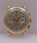 Cronografo Telda Bicompax Oro Rosa 18Kt Spider Lugs ANNI '50 Carica Manuale Vintage - immagine 11