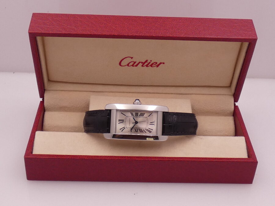 Cartier Tank Américaine 3971 STEEL Ultra Rare Automatico ANNI '2000 - immagine 11