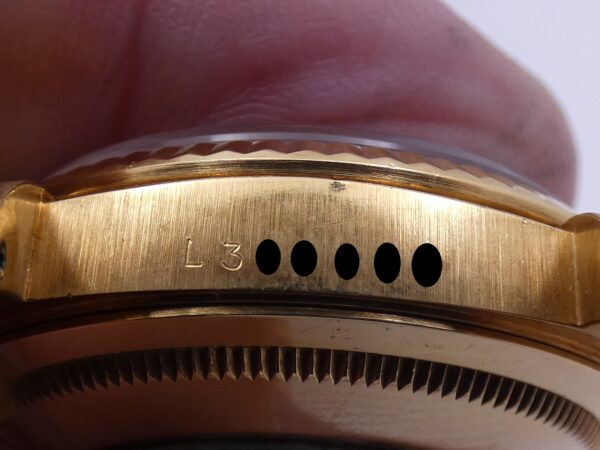 Rolex Datejust 36 16238 Pyramid Dial Oro Massiccio 18Kt ANNO 1989 Automatico