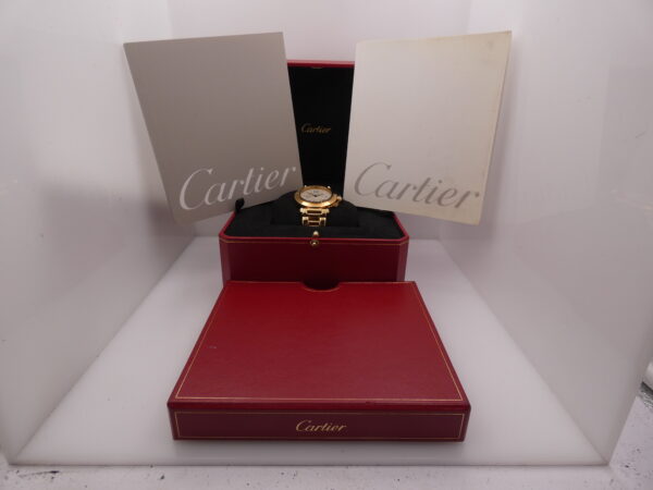 Cartier Pasha 38mm 18Kt Full Gold NEAR N.O.S. Never Polished BOX&PAPERS Automatico ANNI '90