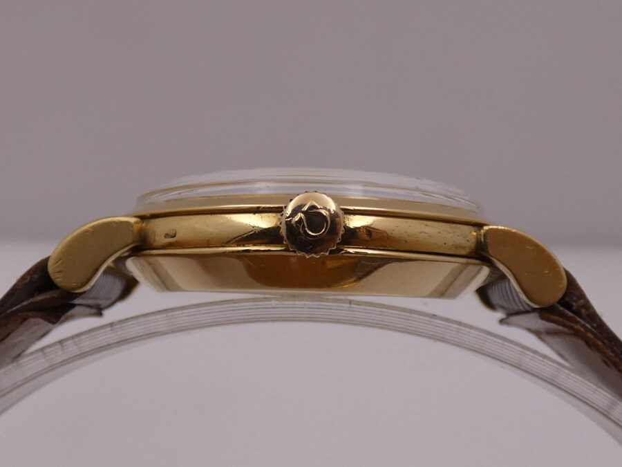 Omega Bumper Automatic Oro 18 Kt ANNO 1944 Leaf Hands Vintage - immagine 12