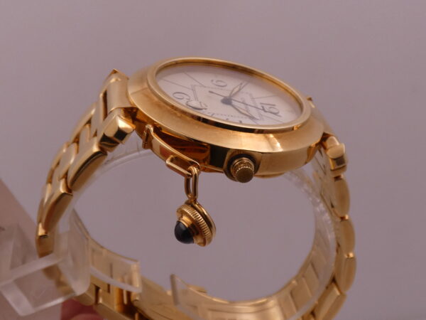 Cartier Pasha 38mm 18Kt Full Gold NEAR N.O.S. Never Polished BOX&PAPERS Automatico ANNI '90