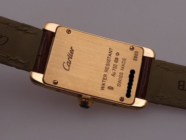 Cartier Tank Américaine Lady 2503 Oro Rosa 18Kt ANNI '90