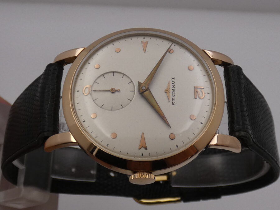 Longines Vintage From 1950 Automatic Oro Rosa Massiccio 18Kt Ref. 6233 - immagine 3