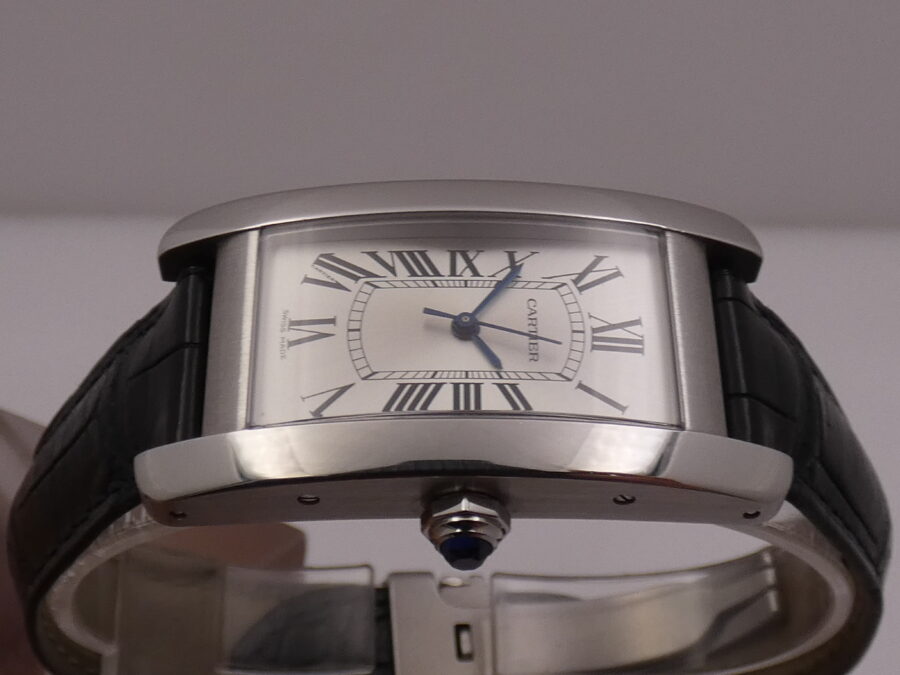 Cartier Tank Américaine 3971 STEEL Ultra Rare Automatico ANNI '2000 - immagine 3