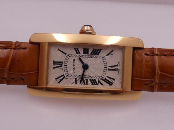 Cartier Tank Américaine Lady 2503 Oro Rosa 18Kt ANNI '90