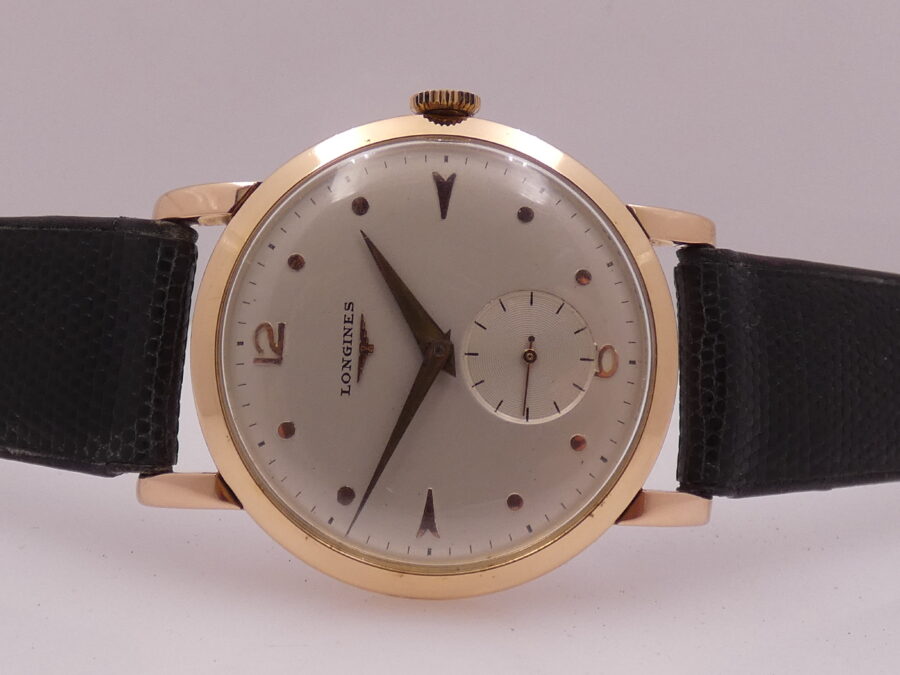 Longines Vintage From 1950 Automatic Oro Rosa Massiccio 18Kt Ref. 6233 - immagine 4