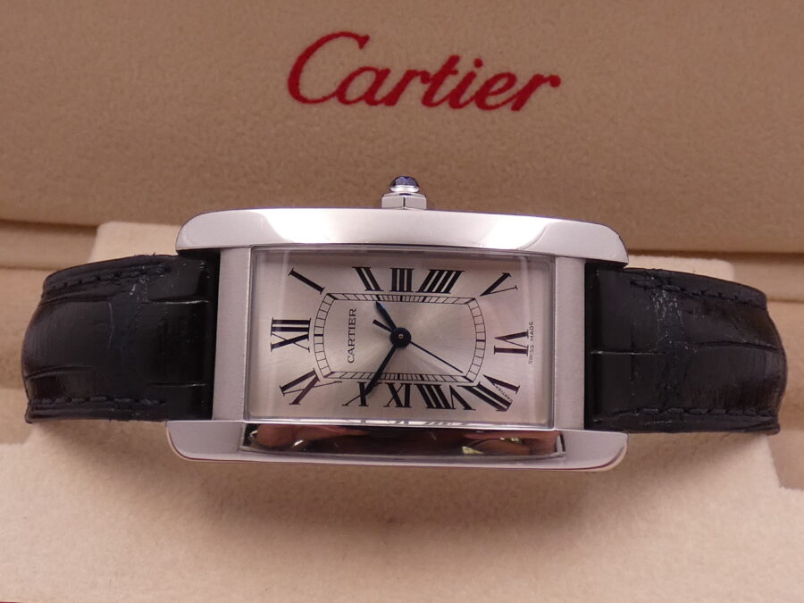 Cartier Tank Américaine 3971 STEEL Ultra Rare Automatico ANNI '2000 - immagine 4