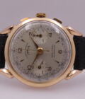 Cronografo Telda Bicompax Oro Rosa 18Kt Spider Lugs ANNI '50 Carica Manuale Vintage - immagine 4