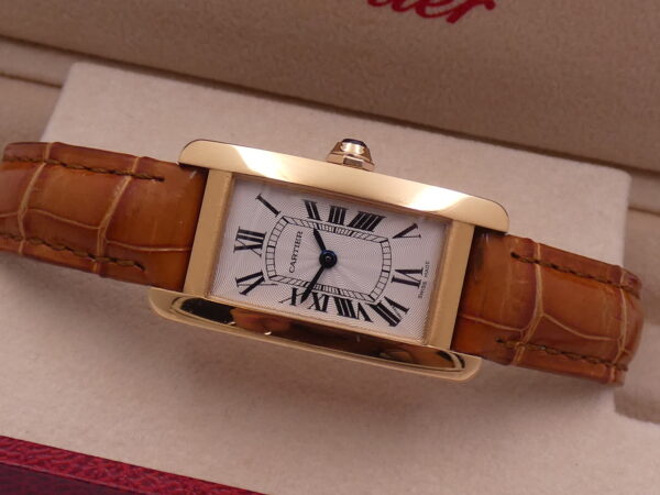 Cartier Tank Américaine Lady 2503 Oro Rosa 18Kt ANNI '90