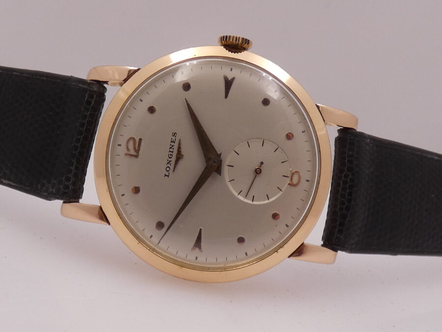 Longines Vintage From 1950 Automatic Oro Rosa Massiccio 18Kt Ref. 6233 - immagine 5
