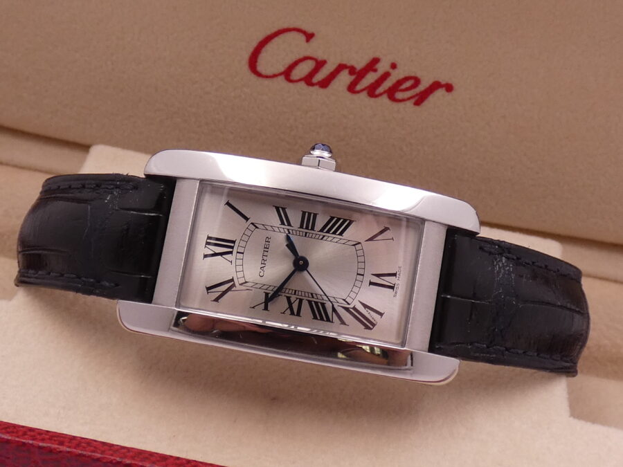 Cartier Tank Américaine 3971 STEEL Ultra Rare Automatico ANNI '2000 - immagine 5