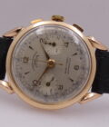 Cronografo Telda Bicompax Oro Rosa 18Kt Spider Lugs ANNI '50 Carica Manuale Vintage - immagine 5