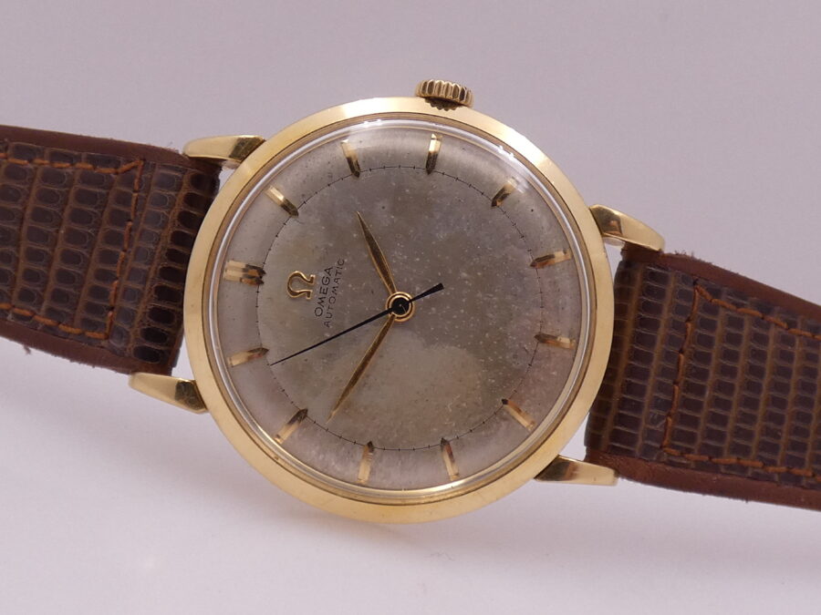 Omega Bumper Automatic Oro 18 Kt ANNO 1944 Leaf Hands Vintage - immagine 5