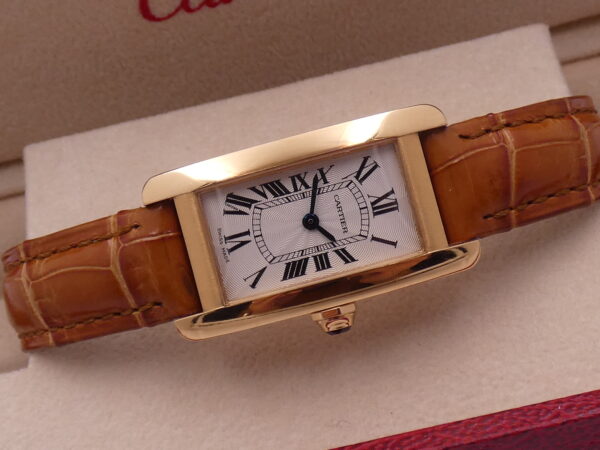 Cartier Tank Américaine Lady 2503 Oro Rosa 18Kt ANNI '90