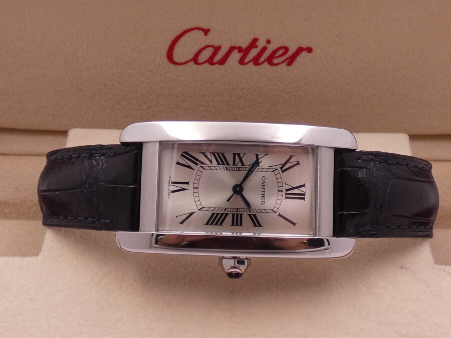 Cartier Tank Américaine 3971 STEEL Ultra Rare Automatico ANNI '2000 - immagine 6