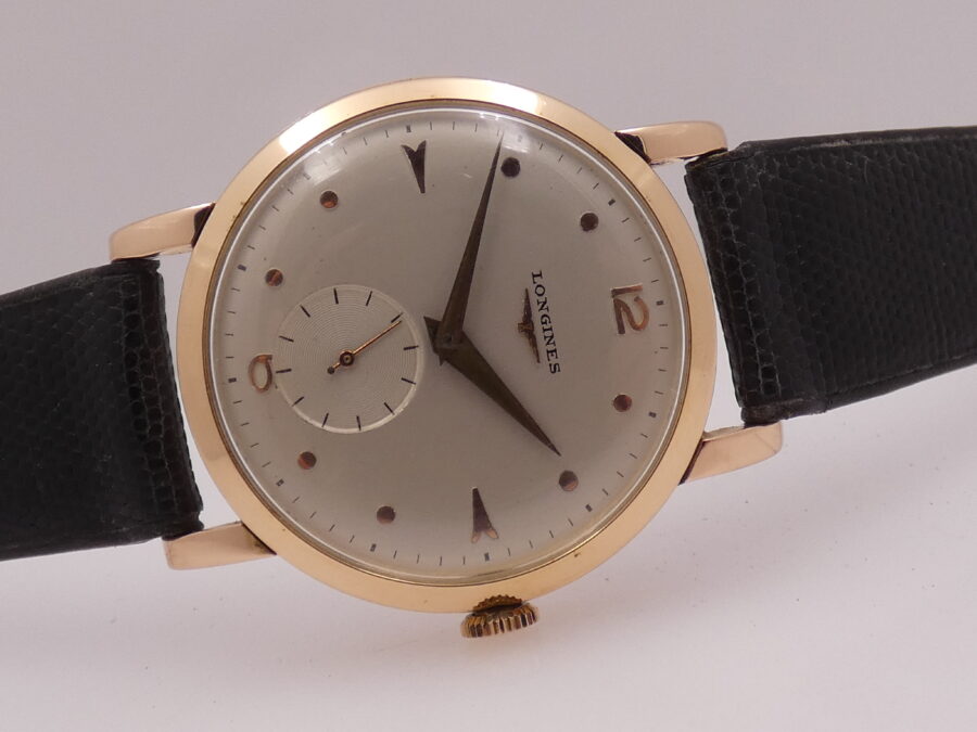 Longines Vintage From 1950 Automatic Oro Rosa Massiccio 18Kt Ref. 6233 - immagine 7