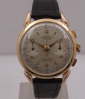 Cronografo Telda Bicompax Oro Rosa 18Kt Spider Lugs ANNI '50 Carica Manuale Vintage - immagine 8