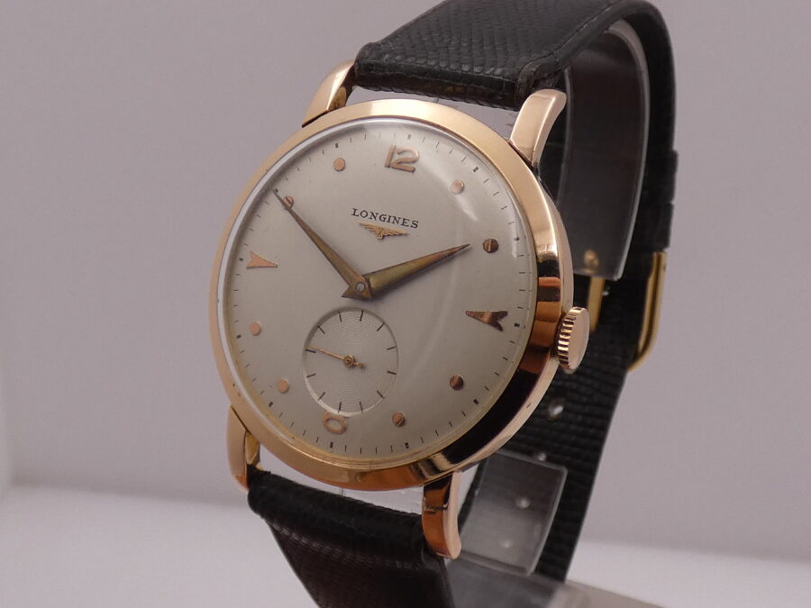 Longines Vintage From 1950 Automatic Oro Rosa Massiccio 18Kt Ref. 6233 - immagine 9