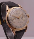 Cronografo Telda Bicompax Oro Rosa 18Kt Spider Lugs ANNI '50 Carica Manuale Vintage - immagine 10