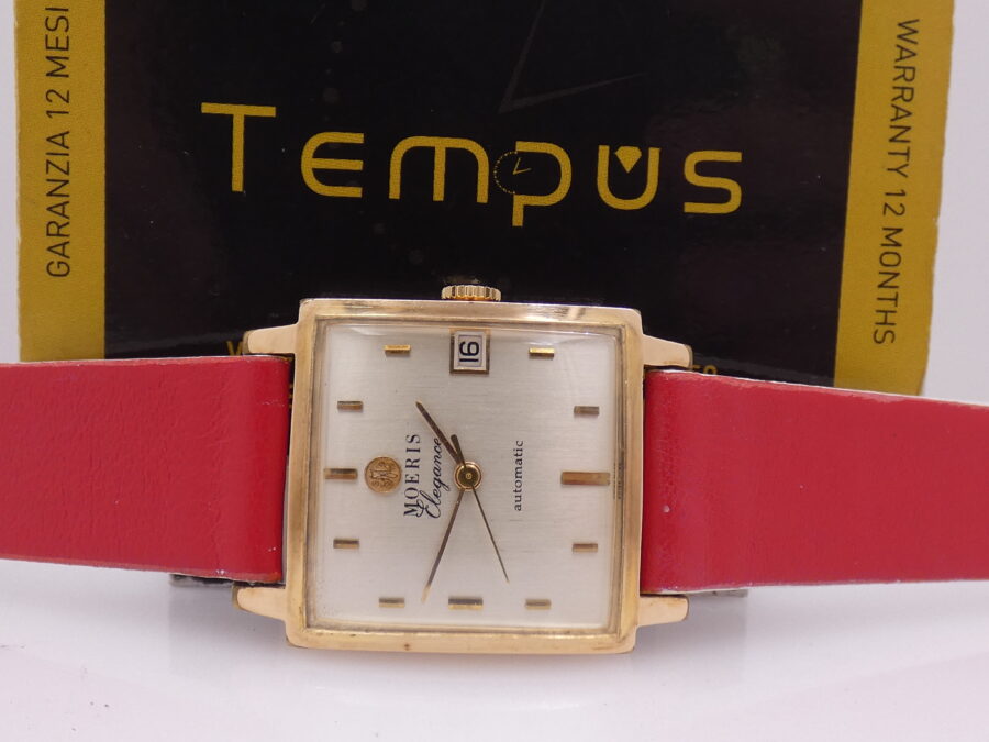 Moeris Elegance Squered Automatic 18Kt Gold Filled Years 60's - immagine 2