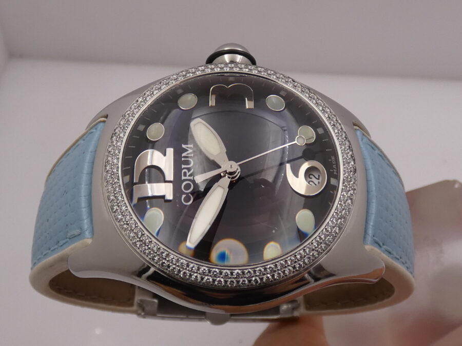 Corum Bubble Diamonds Bezel 163.150.20 ANNI 2000 Stainless Steel