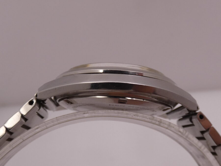Eberhard & Co. Vintage Ultra Thin Bracelet Blue Dial Hand Winding Years'70s Stainless Steel - immagine 13