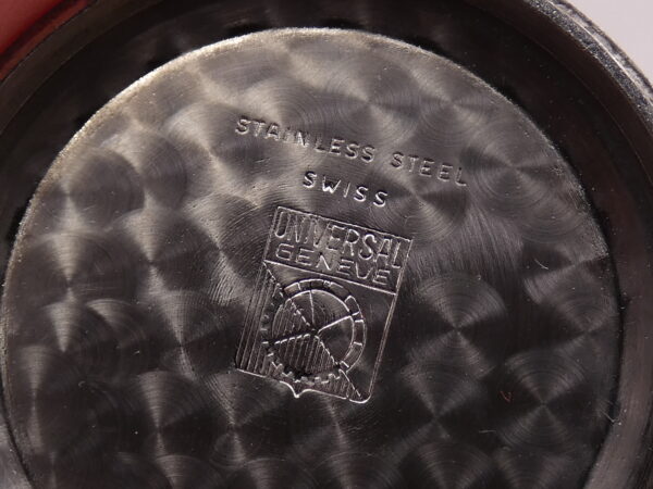 Universal Genève Monodatic Honeycomb Dial Automatic Bumper Cal.138 Steel Years '50s