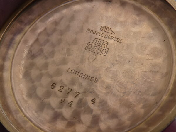 Longines Rare Jumbo 22A Automatic 38mm 18Kt Rose Gold Year 1953 Ref. 6277 Vintage