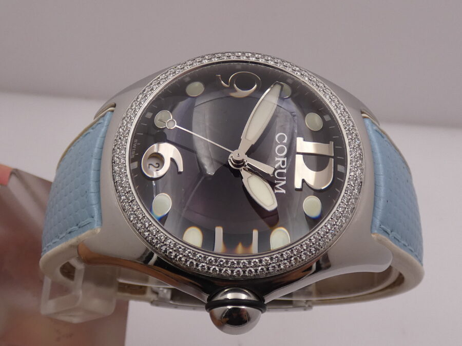 Corum Bubble Diamonds Bezel 163.150.20 ANNI 2000 Stainless Steel - immagine 3