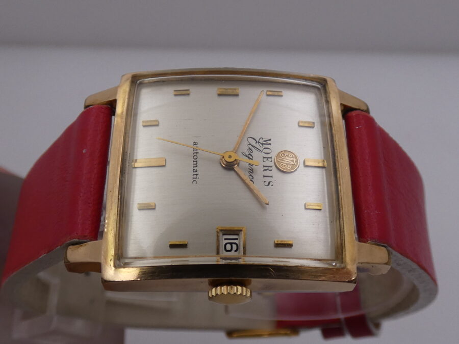 Moeris Elegance Squered Automatic 18Kt Gold Filled Years 60's - immagine 3