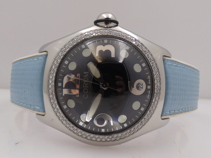 Corum Bubble Diamonds Bezel 163.150.20 ANNI 2000 Stainless Steel - immagine 4