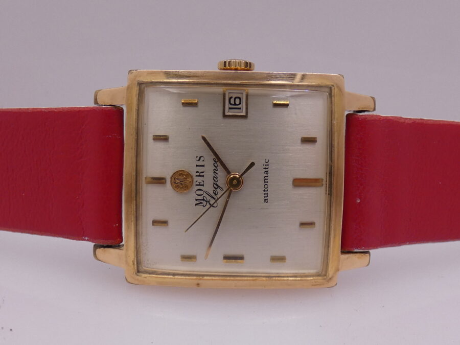 Moeris Elegance Squered Automatic 18Kt Gold Filled Years 60's - immagine 4