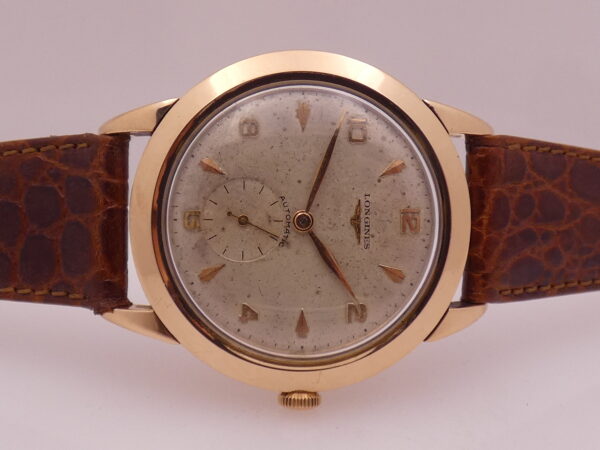 Longines Rare Jumbo 22A Automatic 38mm 18Kt Rose Gold Year 1953 Ref. 6277 Vintage