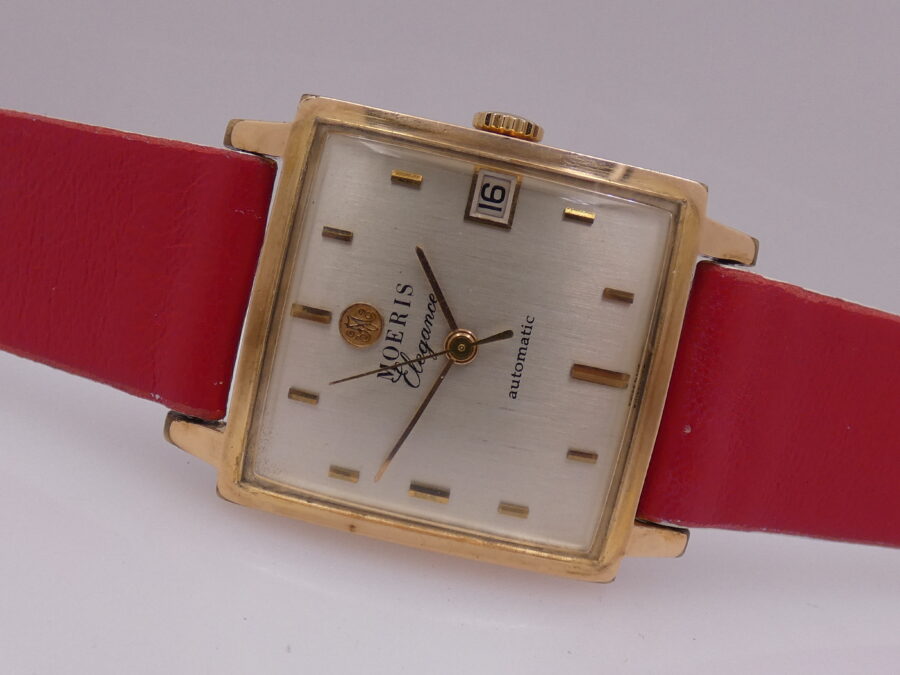 Moeris Elegance Squered Automatic 18Kt Gold Filled Years 60's - immagine 5