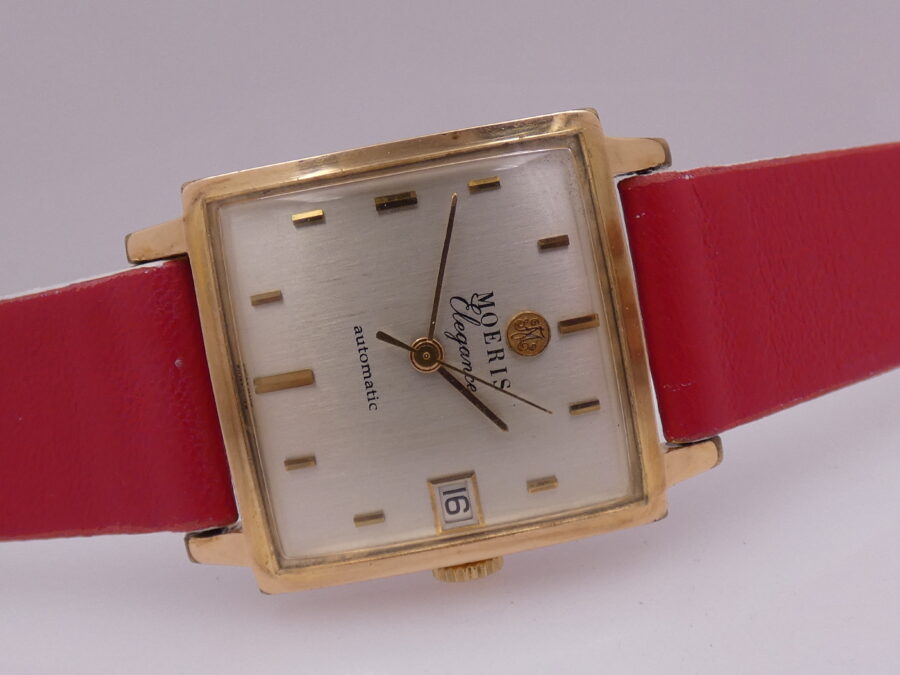 Moeris Elegance Squered Automatic 18Kt Gold Filled Years 60's - immagine 7