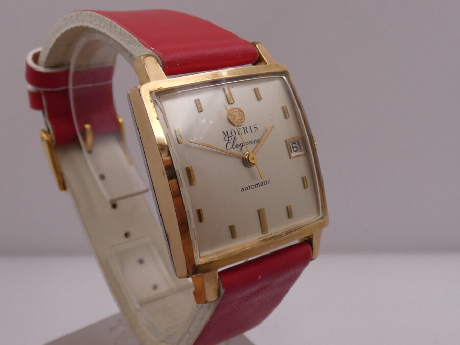 Moeris Elegance Squered Automatic 18Kt Gold Filled Years 60's - immagine 10