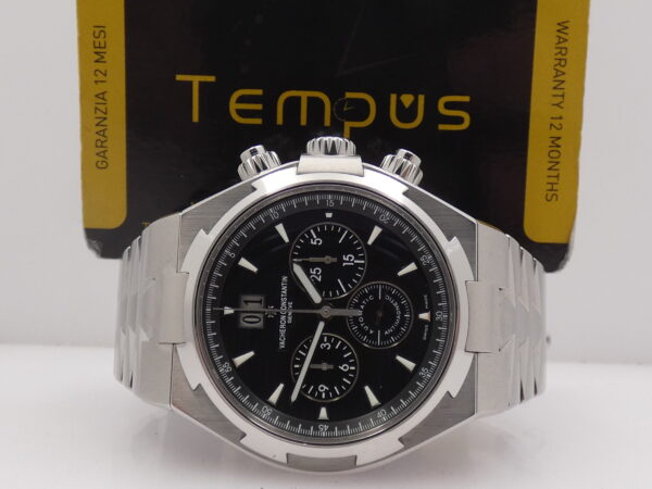 Vacheron Constantin Overseas Chronograph 42mm 49150 BOX&PAPERS Automatico Anno 2007 Acciaio Braccialato