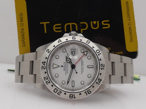 Rolex Explorer II 3186 N.O.S. RRR Random 16570 FULL SET Garanzia Italia NO HOLES Acciaio Anno 2012