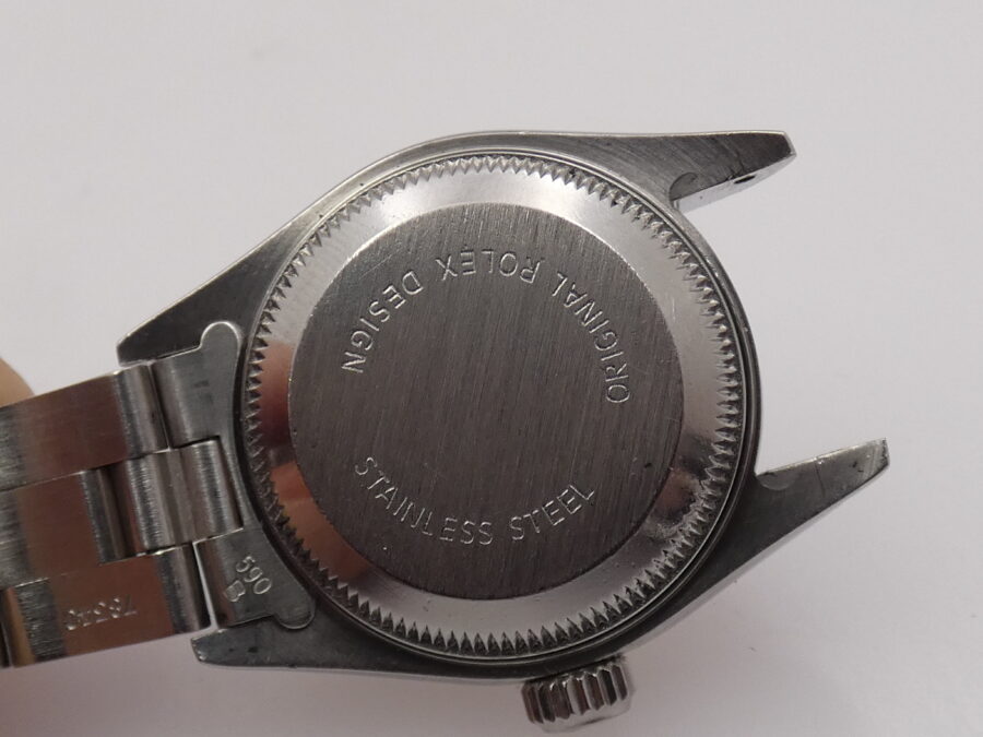 Rolex Oyster Perpetual Lady Date 69160 BOX&PAPERS Anno 1991 Automatico Acciaio Braccialato - immagine 16