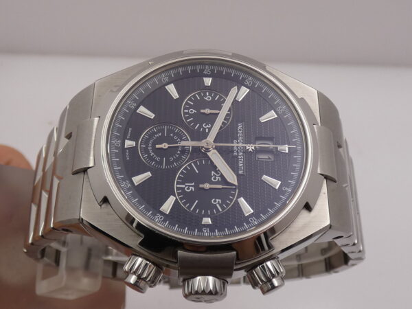 Vacheron Constantin Overseas Chronograph 42mm 49150 BOX&PAPERS Automatico Anno 2007 Acciaio Braccialato