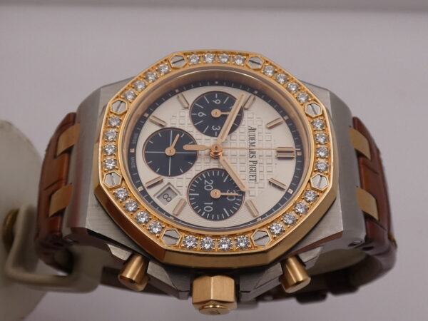 Cronografo Audemars Piguet Royal Oak Offshore Diamonds With EXTRACT 18Kt Rose Gold&Steel TOP Special Edition Year 2017
