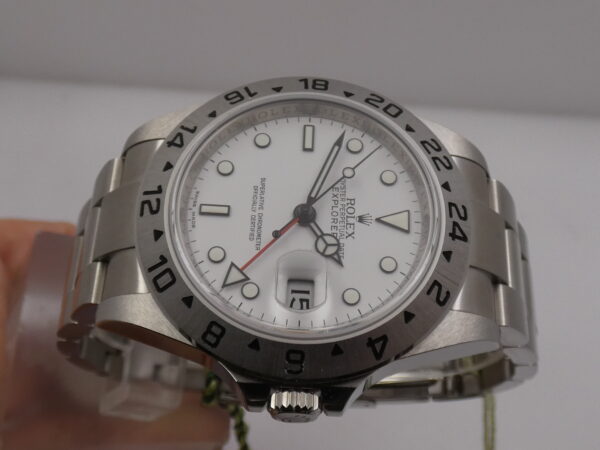 Rolex Explorer II 3186 N.O.S. RRR Random 16570 FULL SET Garanzia Italia NO HOLES Acciaio Anno 2012