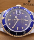 Rolex Submariner Date 16613 Purple Dial Acciaio&Oro 18Kt Anno 1991 With BOX Automatico - immagine 4