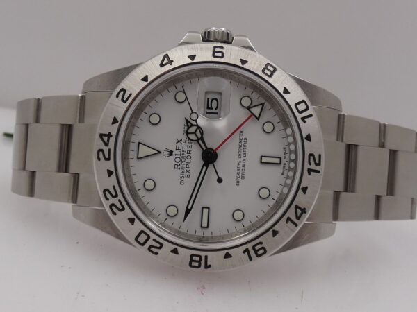Rolex Explorer II 3186 N.O.S. RRR Random 16570 FULL SET Garanzia Italia NO HOLES Acciaio Anno 2012