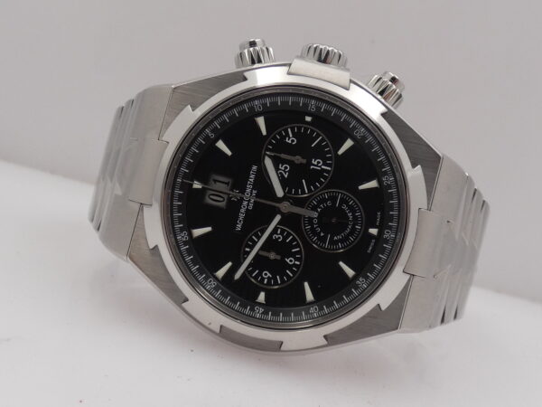 Vacheron Constantin Overseas Chronograph 42mm 49150 BOX&PAPERS Automatico Anno 2007 Acciaio Braccialato